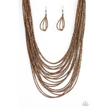 Load image into Gallery viewer, Ice Age Radiance - Copper Necklace - Paparazzi - Dare2bdazzlin N Jewelry
