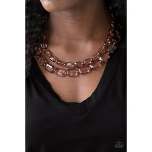 ICE Bank Copper Necklace - Paparazzi - Dare2bdazzlin N Jewelry