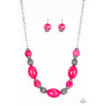 Load image into Gallery viewer, Ice Melt Pink Necklace - Paparazzi - Dare2bdazzlin N Jewelry
