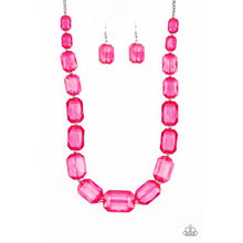 Load image into Gallery viewer, ICE Versa Pink Necklace - Paparazzi - Dare2bdazzlin N Jewelry
