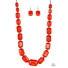 Load image into Gallery viewer, ICE Versa Red Necklace - Paparazzi - Dare2bdazzlin N Jewelry
