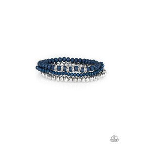 Ideal Idol Blue Bracelet - Paparazzi - Dare2bdazzlin N Jewelry