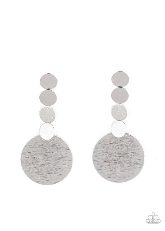 Idolized Illumination - Silver Earring - Paparazzi - Dare2bdazzlin N Jewelry