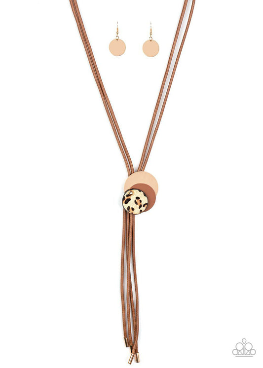 I'm FELINE Good - Brown Necklace - Paparazzi - Dare2bdazzlin N Jewelry