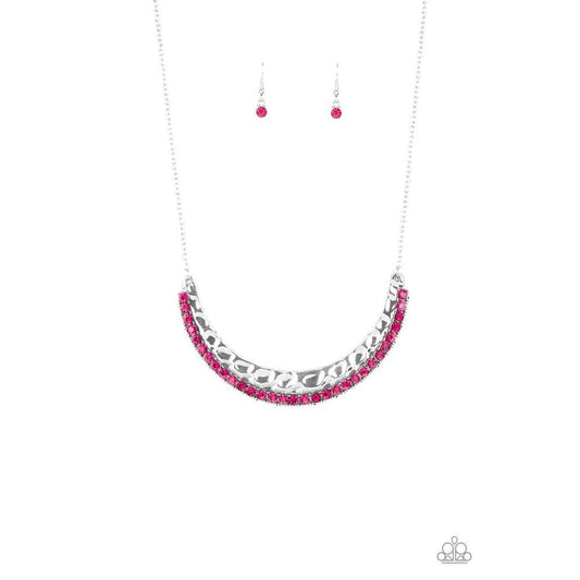 Impressive Pink Necklace - Paparazzi - Dare2bdazzlin N Jewelry