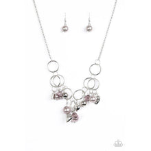 Load image into Gallery viewer, In A Bind - Silver Necklace - Paparazzi - Dare2bdazzlin N Jewelry
