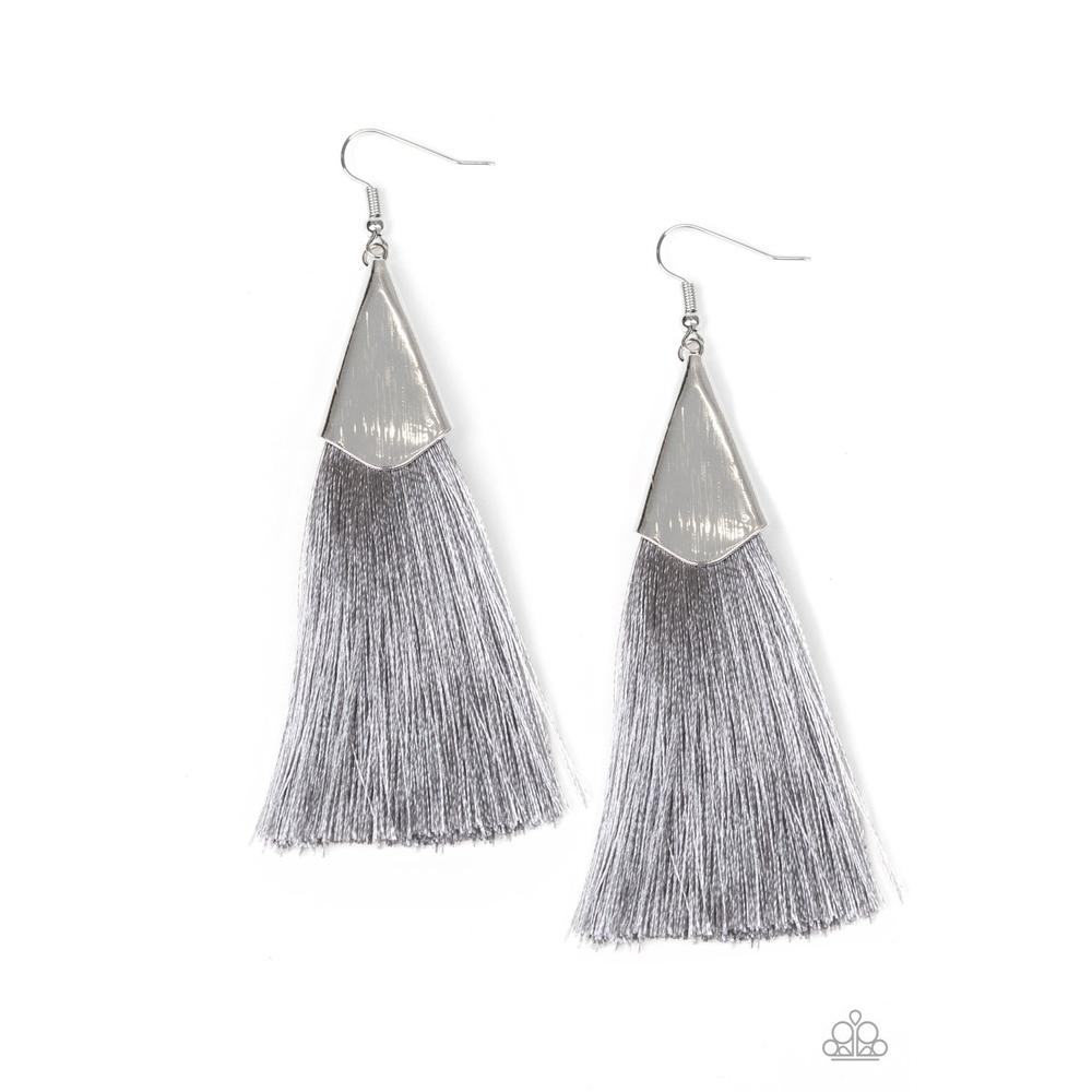 In Full Plume Earrings - Paparazzi - Dare2bdazzlin N Jewelry