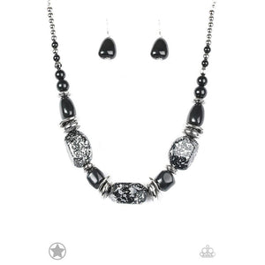In Good Glazes - Black Necklace - Paparazzi - Dare2bdazzlin N Jewelry