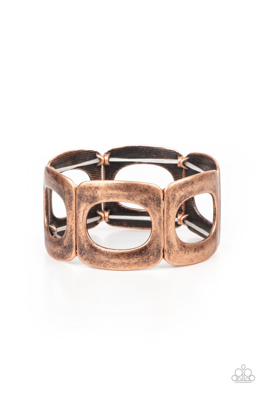 In OVAL Your Head - Copper Bracelet - Paparazzi - Dare2bdazzlin N Jewelry