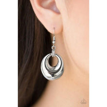 Load image into Gallery viewer, In The BRIGHT Place at the BRIGHT Time Silver Earrings - Paparazzi - Dare2bdazzlin N Jewelry
