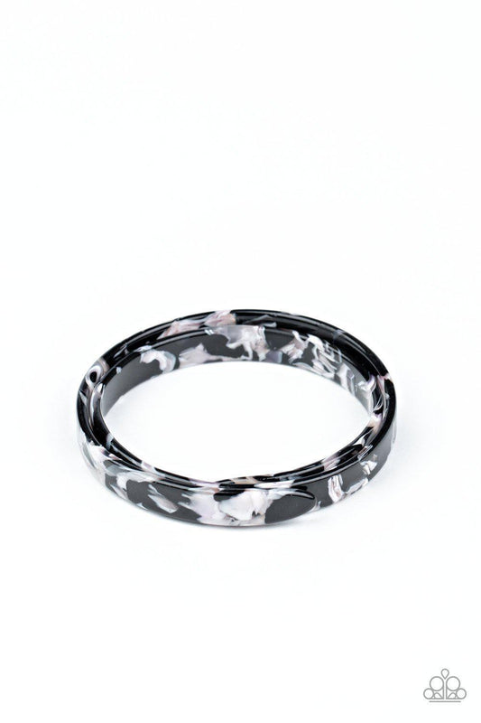 In The HAUTE Zone - Black Bracelet - Paparazzi - Dare2bdazzlin N Jewelry