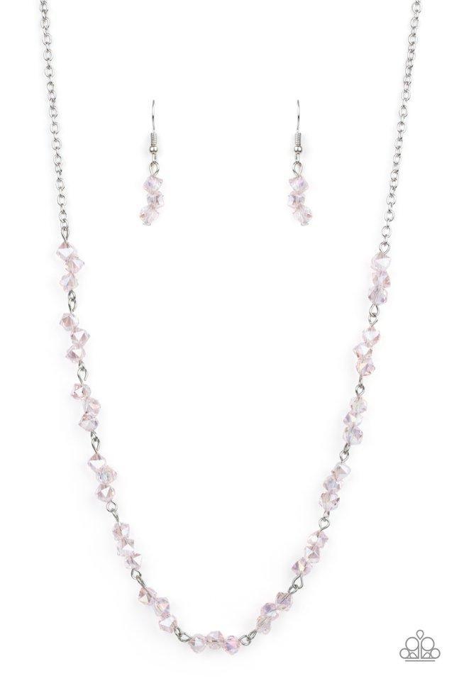 Incredibly Iridescent Pink Necklace - Paparazzi - Dare2bdazzlin N Jewelry