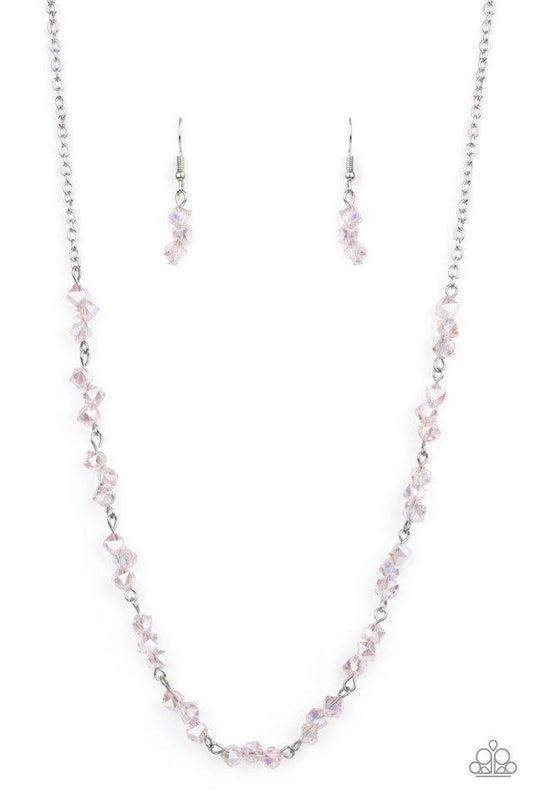 Incredibly Iridescent Pink Necklace - Paparazzi - Dare2bdazzlin N Jewelry