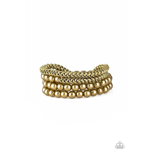 Industrial Incognito Brass Bracelet - Paparazzi - Dare2bdazzlin N Jewelry
