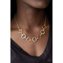 Load image into Gallery viewer, Inner Beauty Gold Necklace - Paparazzi - Dare2bdazzlin N Jewelry
