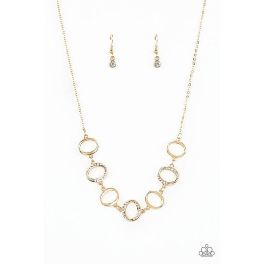 Inner Beauty Gold Necklace - Paparazzi - Dare2bdazzlin N Jewelry