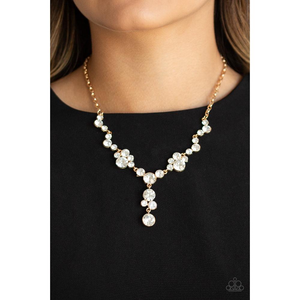 Inner Light - Gold Necklace - Paparazzi - Dare2bdazzlin N Jewelry