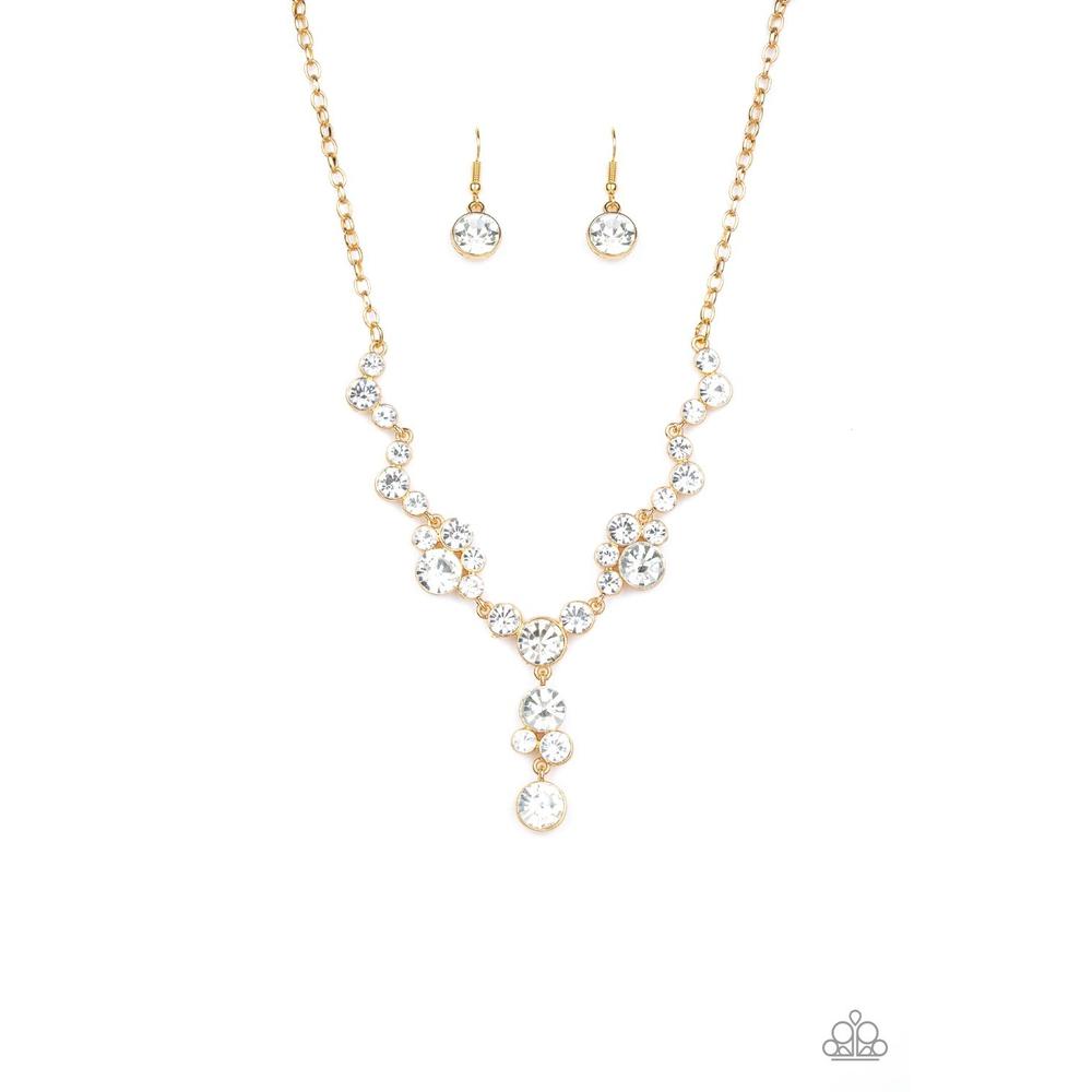 Inner Light - Gold Necklace - Paparazzi - Dare2bdazzlin N Jewelry