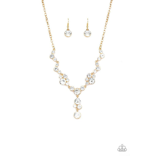 Inner Light - Gold Necklace - Paparazzi - Dare2bdazzlin N Jewelry