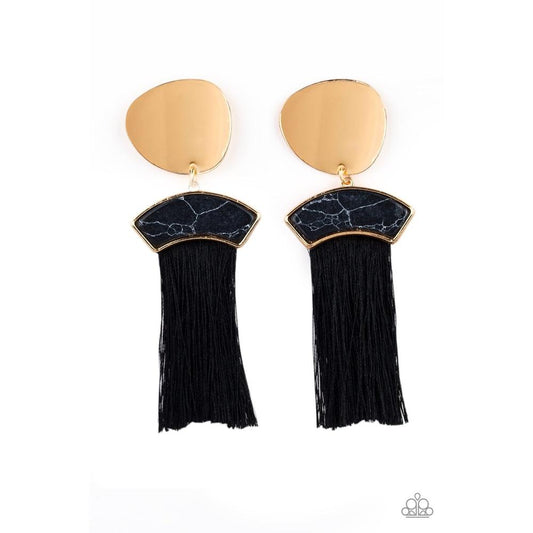 Insta Inca - Gold Earrings - Paparazzi - Dare2bdazzlin N Jewelry