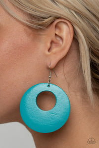 Island Hop Blue Earring - Paparazzi - Dare2bdazzlin N Jewelry