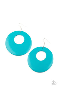 Island Hop Blue Earring - Paparazzi - Dare2bdazzlin N Jewelry