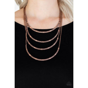 It Will Be Over MOON Cooper Necklace - Paparazzi - Dare2bdazzlin N Jewelry