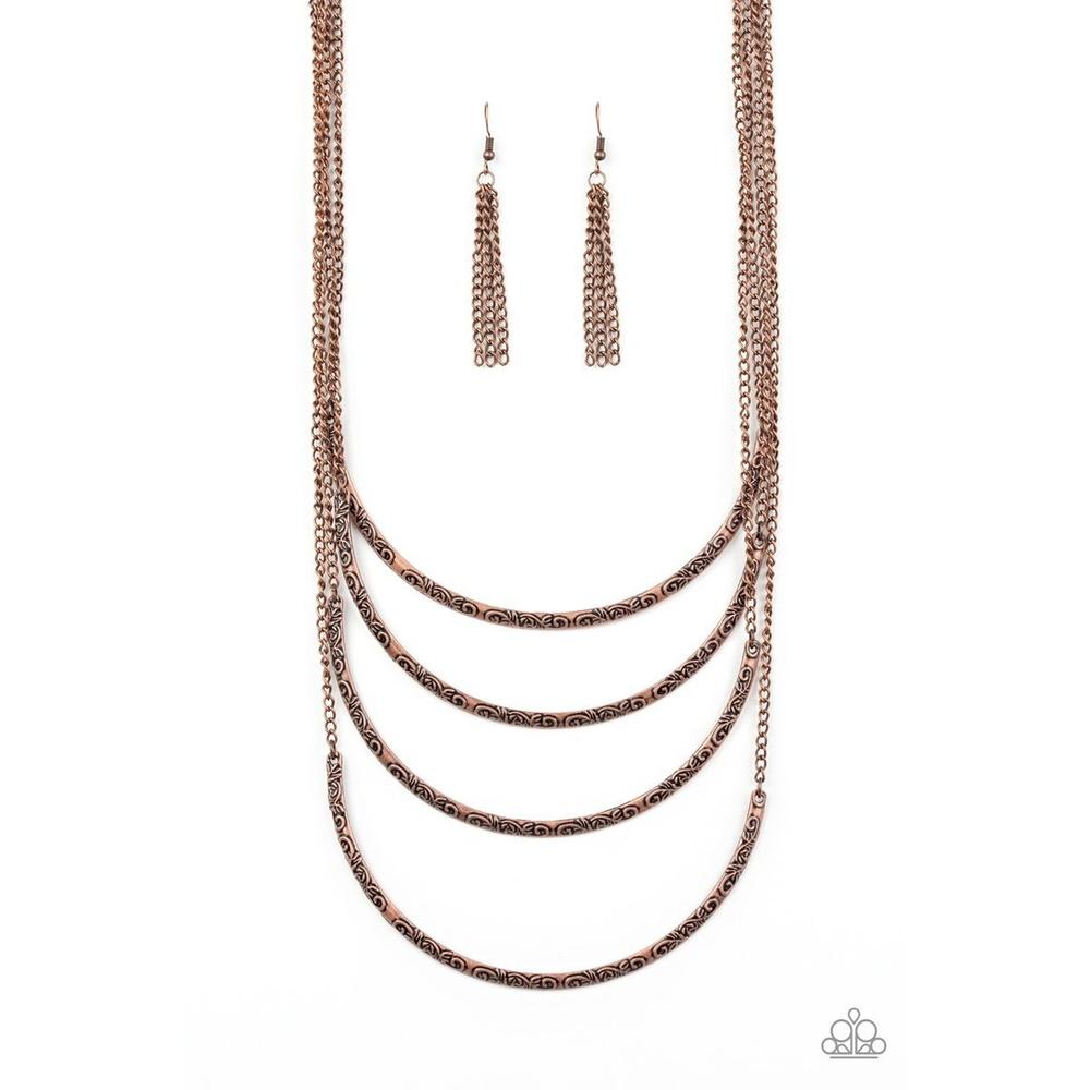 It Will Be Over MOON Cooper Necklace - Paparazzi - Dare2bdazzlin N Jewelry