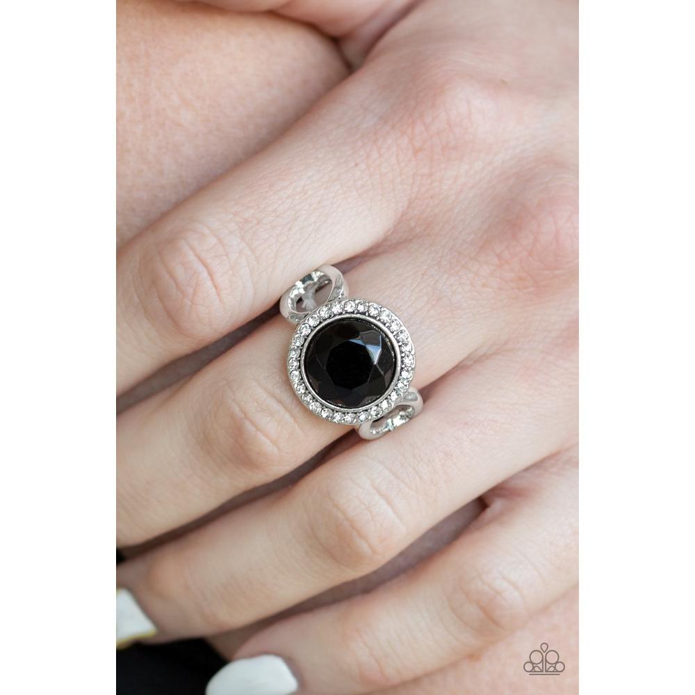 Its Gonna GLOW! - Black Ring - Paparazzi - Dare2bdazzlin N Jewelry