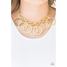 Load image into Gallery viewer, Jammin Jungle - Gold Necklace  - Paparazzi - Dare2bdazzlin N Jewelry

