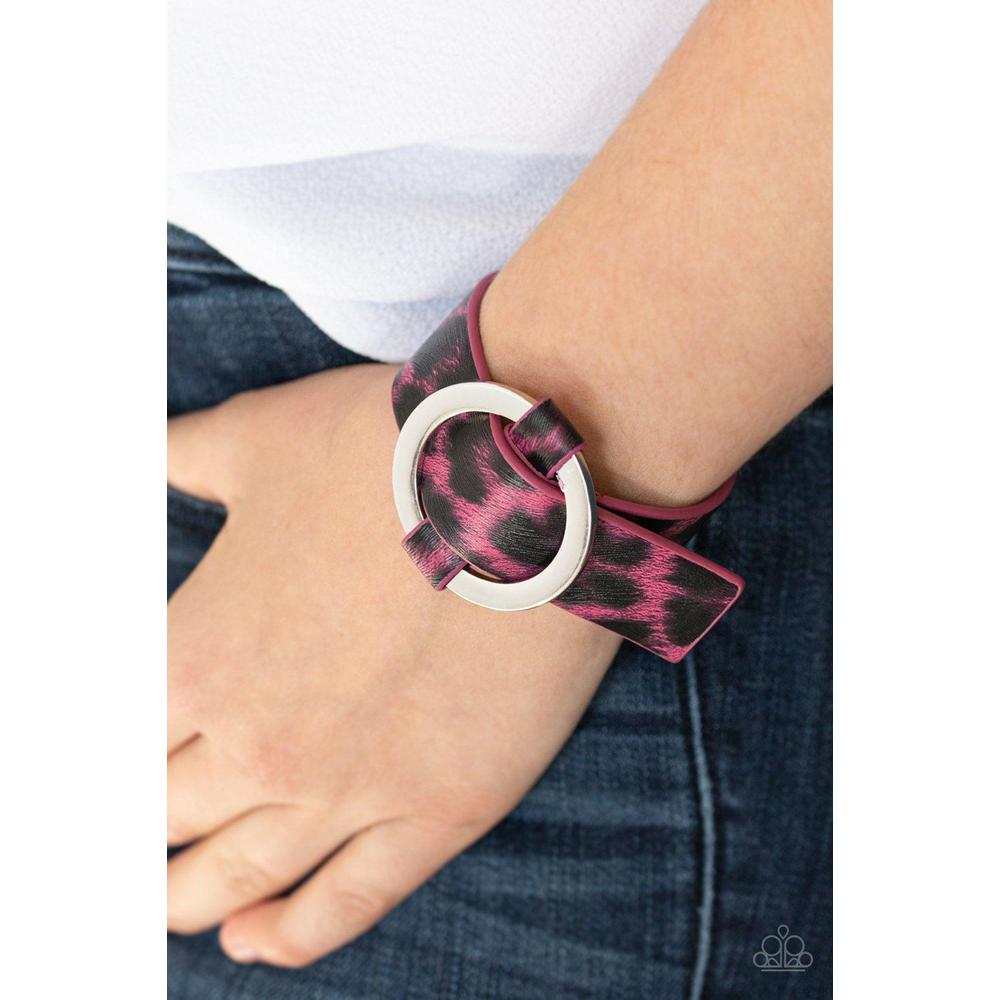 Jungle Cat Couture - Pink Bracelet - Paparazzi - Dare2bdazzlin N Jewelry
