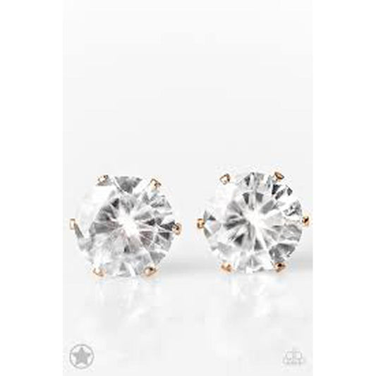 Just TIMELESS Gold Earrings - Paparazzi - Dare2bdazzlin N Jewelry