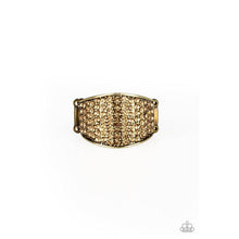 Load image into Gallery viewer, Kaboom! Brass Ring - Paparazzi - Dare2bdazzlin N Jewelry
