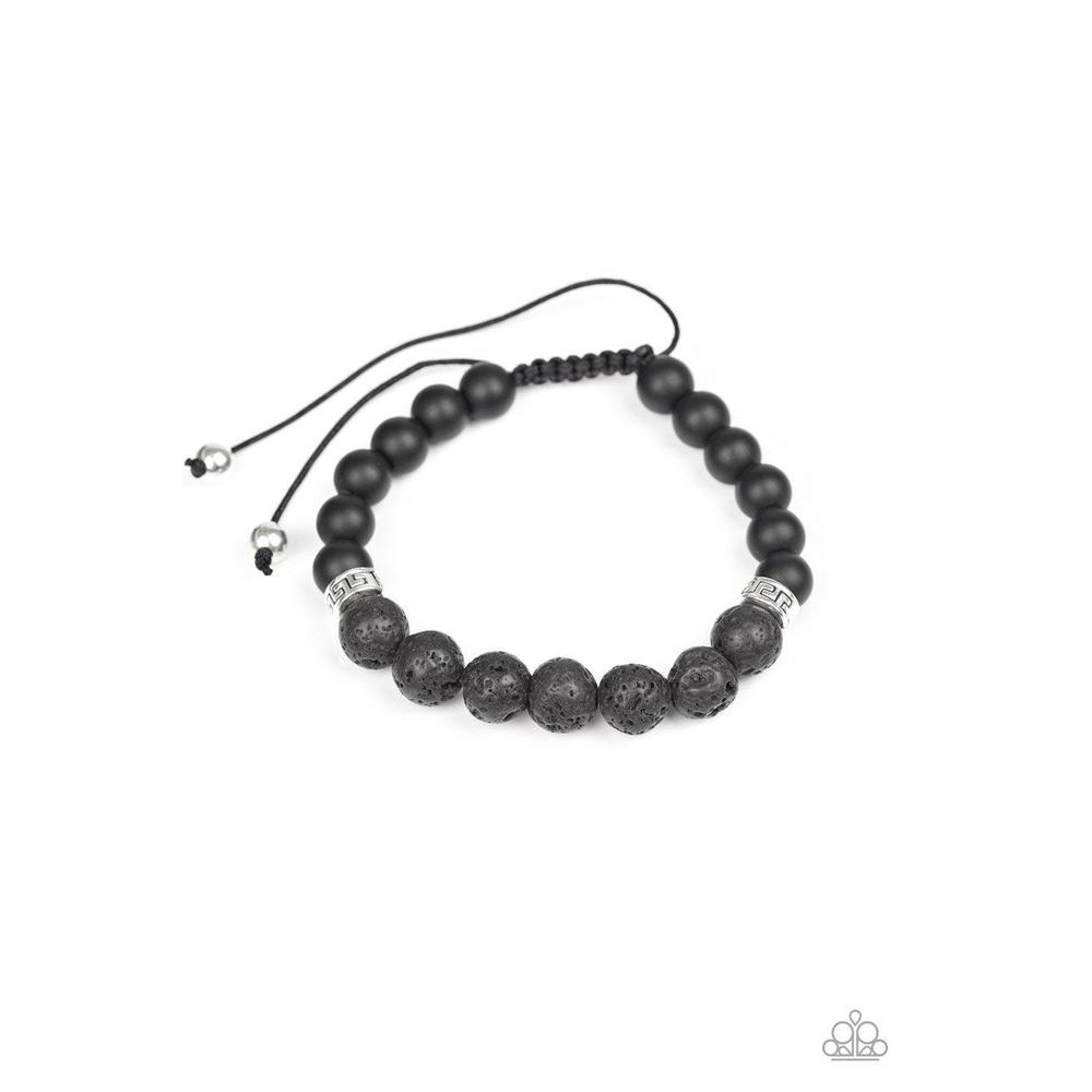 Keep Your Cool Black Urban Bracelet - Paparazzi - Dare2bdazzlin N Jewelry
