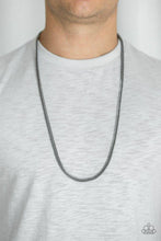 Load image into Gallery viewer, Killer Crossover Black Urban Necklace - Paparazzi - Dare2bdazzlin N Jewelry
