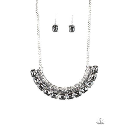 Killer Knockout Silver Necklace - Paparazzi - Dare2bdazzlin N Jewelry