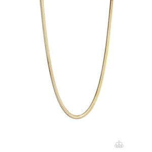 Kingpin - Gold Necklace - Paparazzi - Dare2bdazzlin N Jewelry