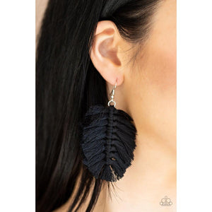 Knotted Native - Black Earrings - Paparazzi - Dare2bdazzlin N Jewelry