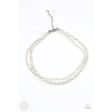 Load image into Gallery viewer, Ladies Choice White Choker Necklace - Paparazzi - Dare2bdazzlin N Jewelry
