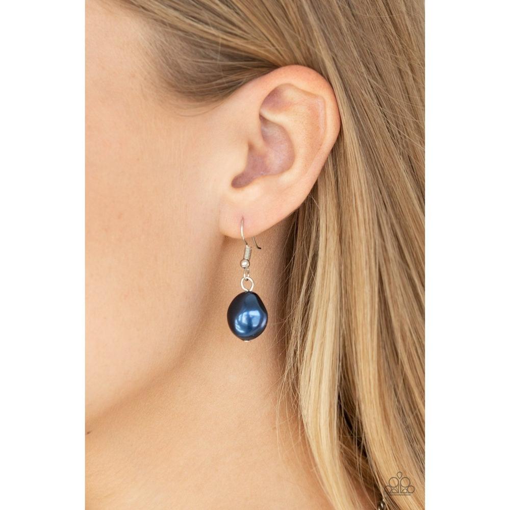 Lead Role Blue Necklace - Paparazzi - Dare2bdazzlin N Jewelry