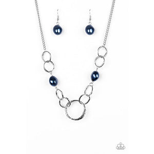 Lead Role Blue Necklace - Paparazzi - Dare2bdazzlin N Jewelry