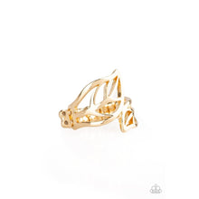 Load image into Gallery viewer, Leaf It All Behind Gold Ring - Paparazzi - Dare2bdazzlin N Jewelry
