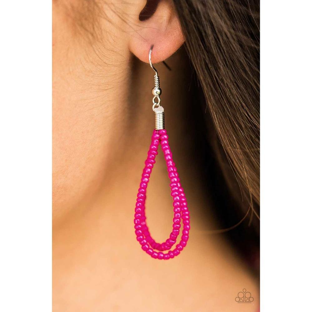Let It BEAD - Pink Necklace - Paparazzi - Dare2bdazzlin N Jewelry