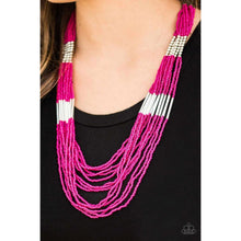 Load image into Gallery viewer, Let It BEAD - Pink Necklace - Paparazzi - Dare2bdazzlin N Jewelry
