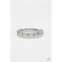 Load image into Gallery viewer, Let There BEAM Light - Blue Bracelet - Paparazzi - Dare2bdazzlin N Jewelry
