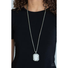 Load image into Gallery viewer, Let Your HEIR Down White Necklace - Paparazzi - Dare2bdazzlin N Jewelry
