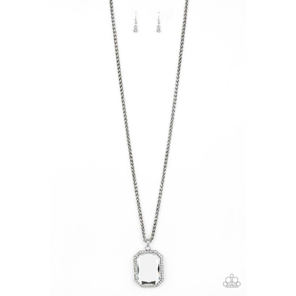 Let Your HEIR Down White Necklace - Paparazzi - Dare2bdazzlin N Jewelry