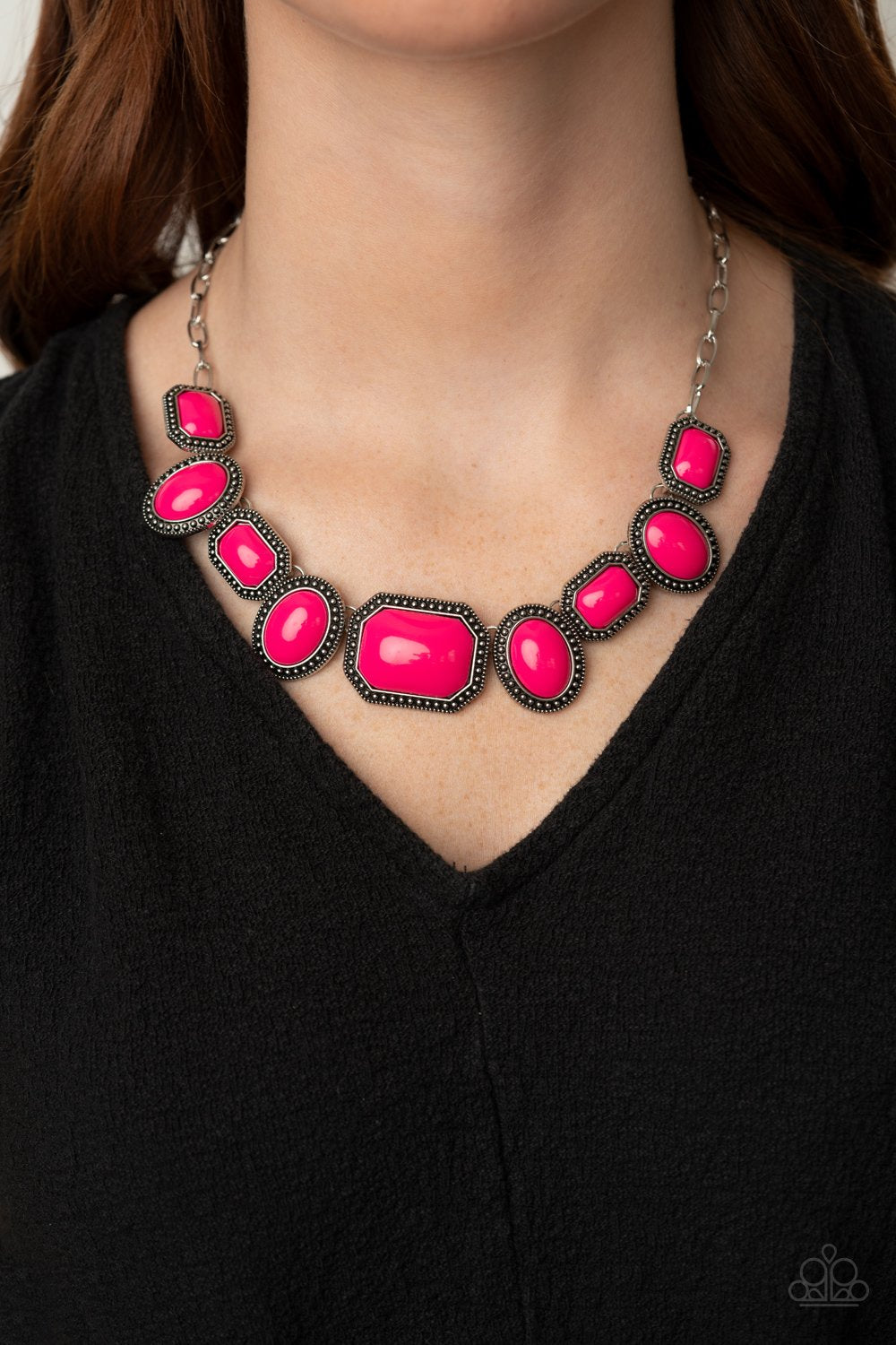 Lets Get Loud - Pink Necklace - Paparazzi - Dare2bdazzlin N Jewelry