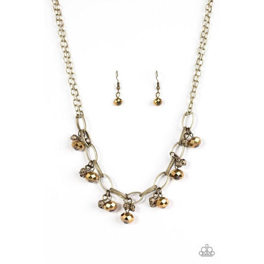 Lets Get This FASHION Show On The Road! - Brass Necklace - Paparazzi - Dare2bdazzlin N Jewelry