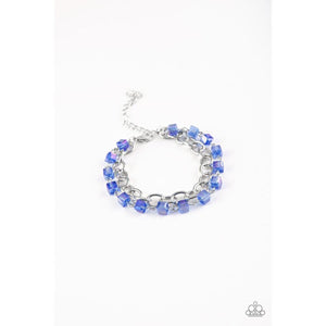 Life of the Block Party Blue Bracelet - Paparazzi - Dare2bdazzlin N Jewelry